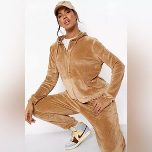 Fabletics Velour Track Zip Up